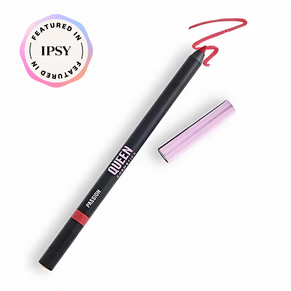 Lip liner with pink swatch and 'Ipsy' badge on a white background