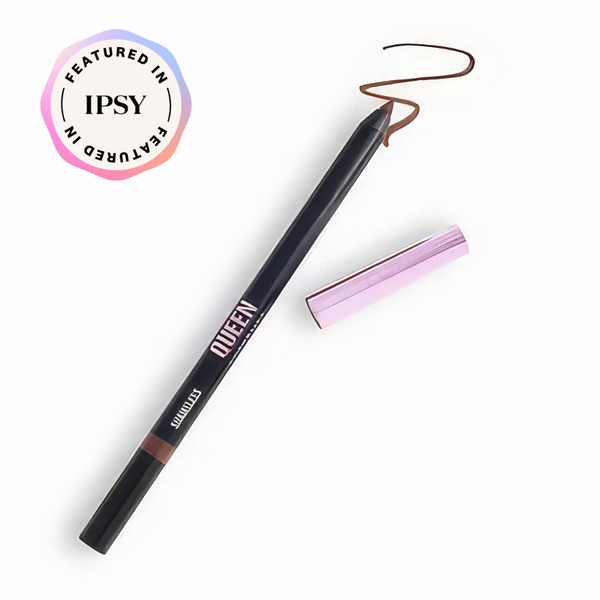 Lip liner with pink cap on white background, featuring IPSY logo.