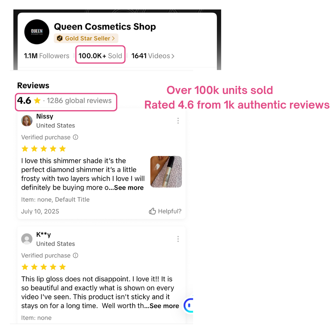 Tease (Limited Edition) - Queen cosmetics 