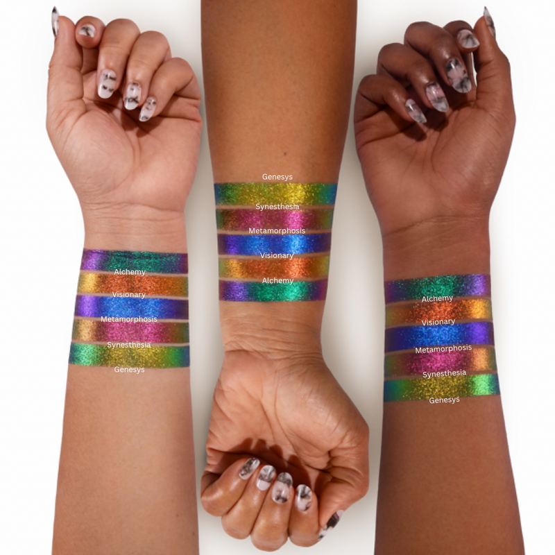 Multichrome eyeshadow trio