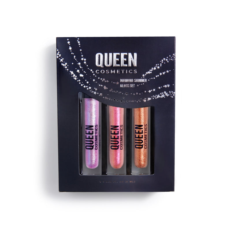 Diamond Shimmer Gloss Trio - Queen cosmetics 