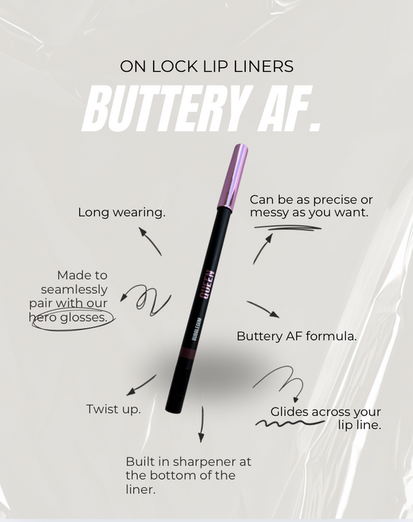 On Lock Lip Liners - Queen cosmetics 